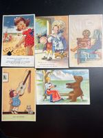 5 cartes postales  des années 50-60