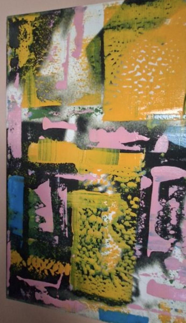 Gemälde: Gemälde " Sommerfarben" handmade 43×47 – Neu (gemäss Beschreibung) aus Riehen von Steinbock1970 4