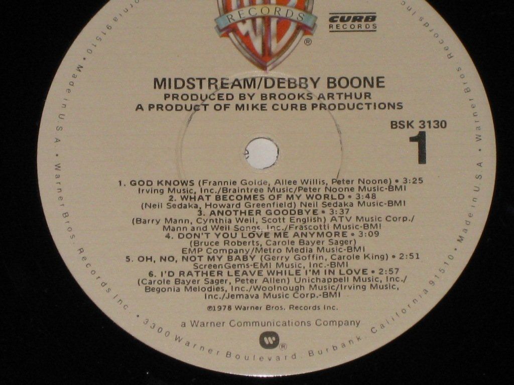 Dischi in vinile: LP - DEBBY BOONE - MIDSTREAM – Usato da Steckborn venduto da Quo7 1