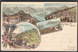 ^Gruss vom Rigi , gel. 1897