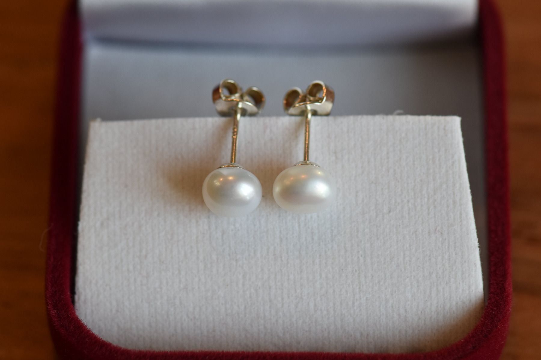Orecchini pendenti & Orecchini a lobo: Natural Weiss Perlen Silver 925 Ohrring – Nuovo (secondo la descrizione) da Bévilard venduto da Yougems 4