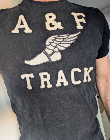 A&F T-Shirt Gr. M Navy blue 