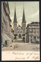 AK Luzern, Hofkirche, 1907