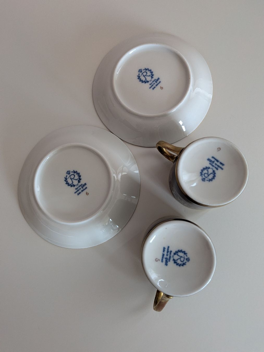 Tazze: 2er Set Espressotassen Reichenbach Echt Kobalt  – Usato da Winterthur venduto da Prishy 2