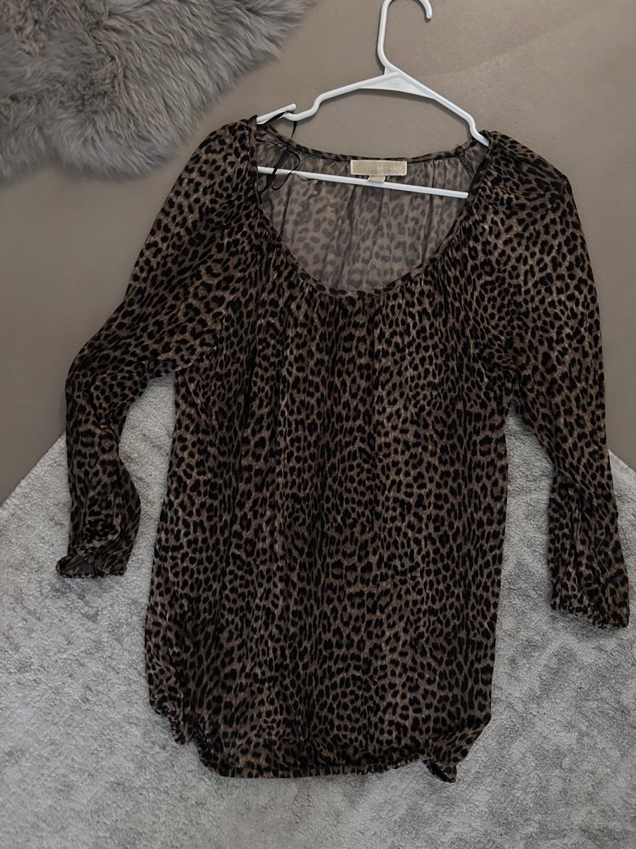 Michael Kors Camicette: Michael Kors cheetah blouse – Usato da Belp venduto da jan_6yvx