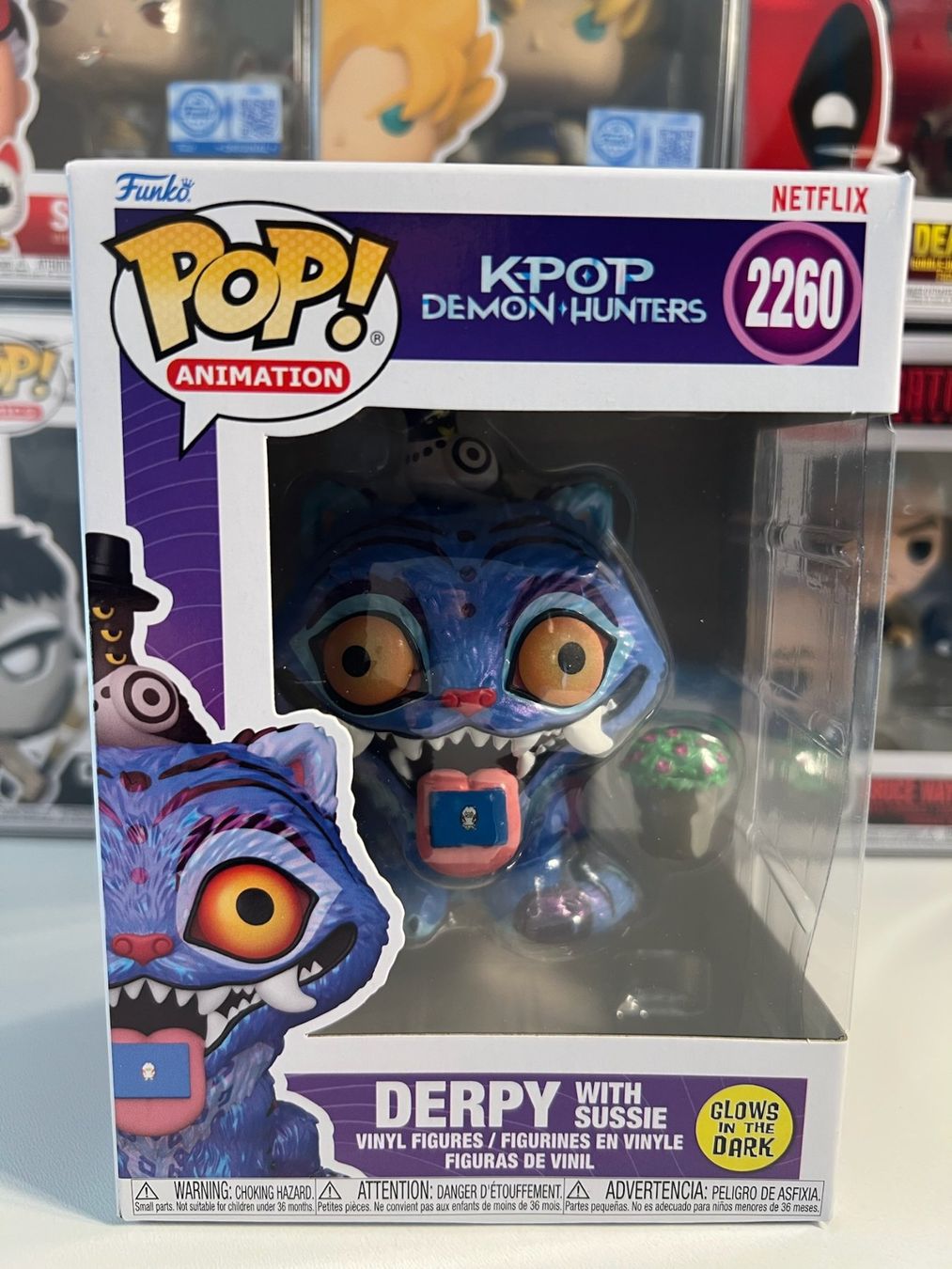 Funko Statuette: Funko POP! Animation Kpop Demon Hunters Derpy with Sussie – Nuovo e nell'imballaggio originale da Le Mouret venduto da perfectbijou