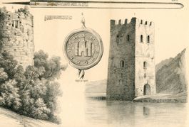 Stansstad  - Seeburg Litho aus Geschichtsfreund Bd. 31
