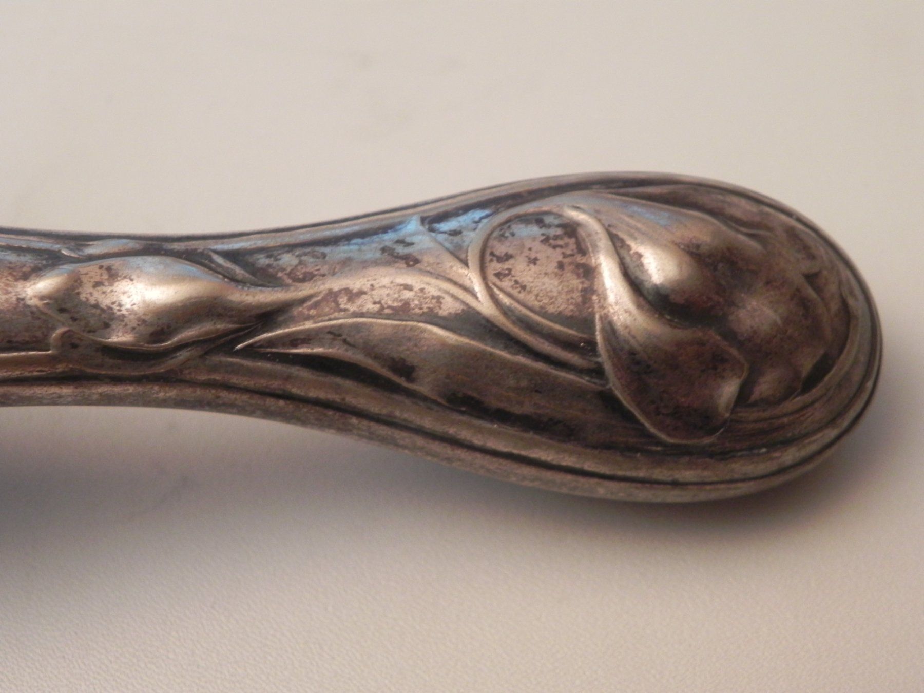 Altro per la cura dei capelli: Alte Haarbürste - Art Nouveau? Versilbert? – Usato da Minusio venduto da Lory64 3