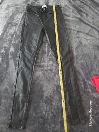 ONLY coated trousers black size S 30 used
