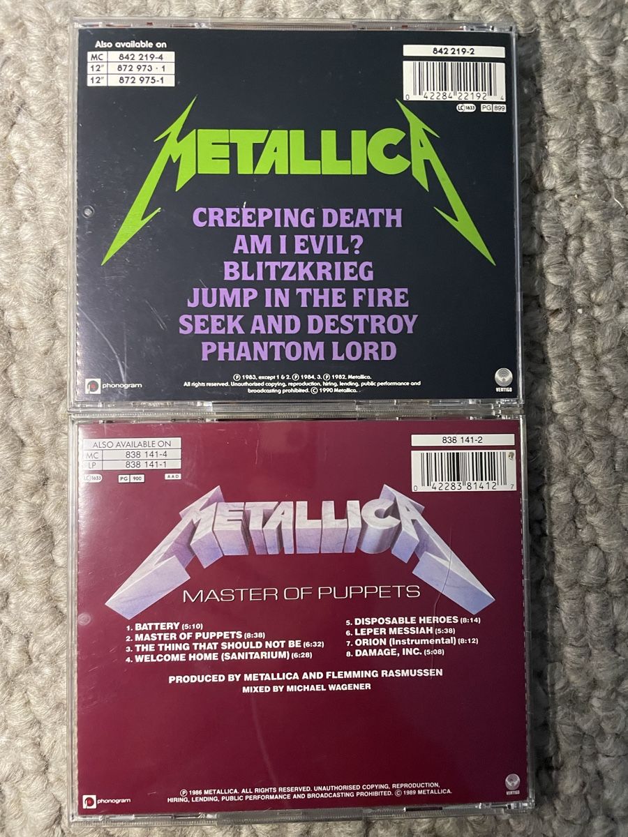 CDs: 2x Metallica  – D'occasion à Reinach AG par trigger7811 2