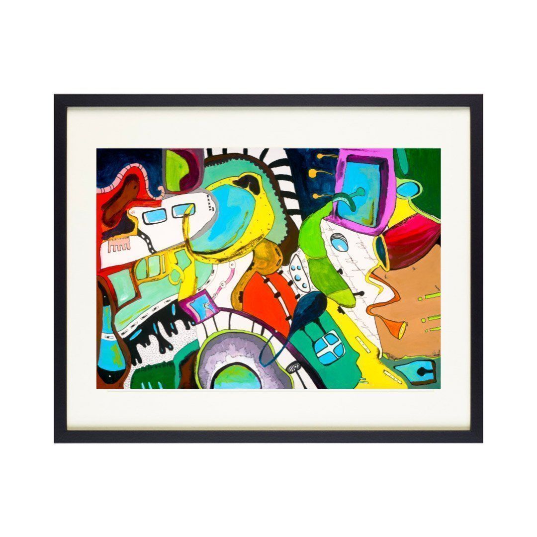 Gemälde: "Anna's Labyrinth" 50x70 cm – Neu und originalverpackt aus Kreuzlingen von eszanza 2
