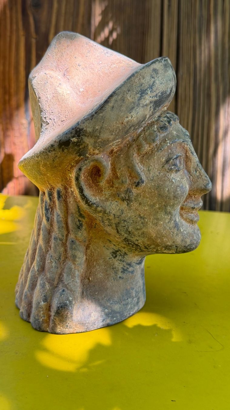 Statuette: etruskisch Apollo von Veji Replik Terracotta Ton – Usato da Riedholz venduto da Frettchen63 8