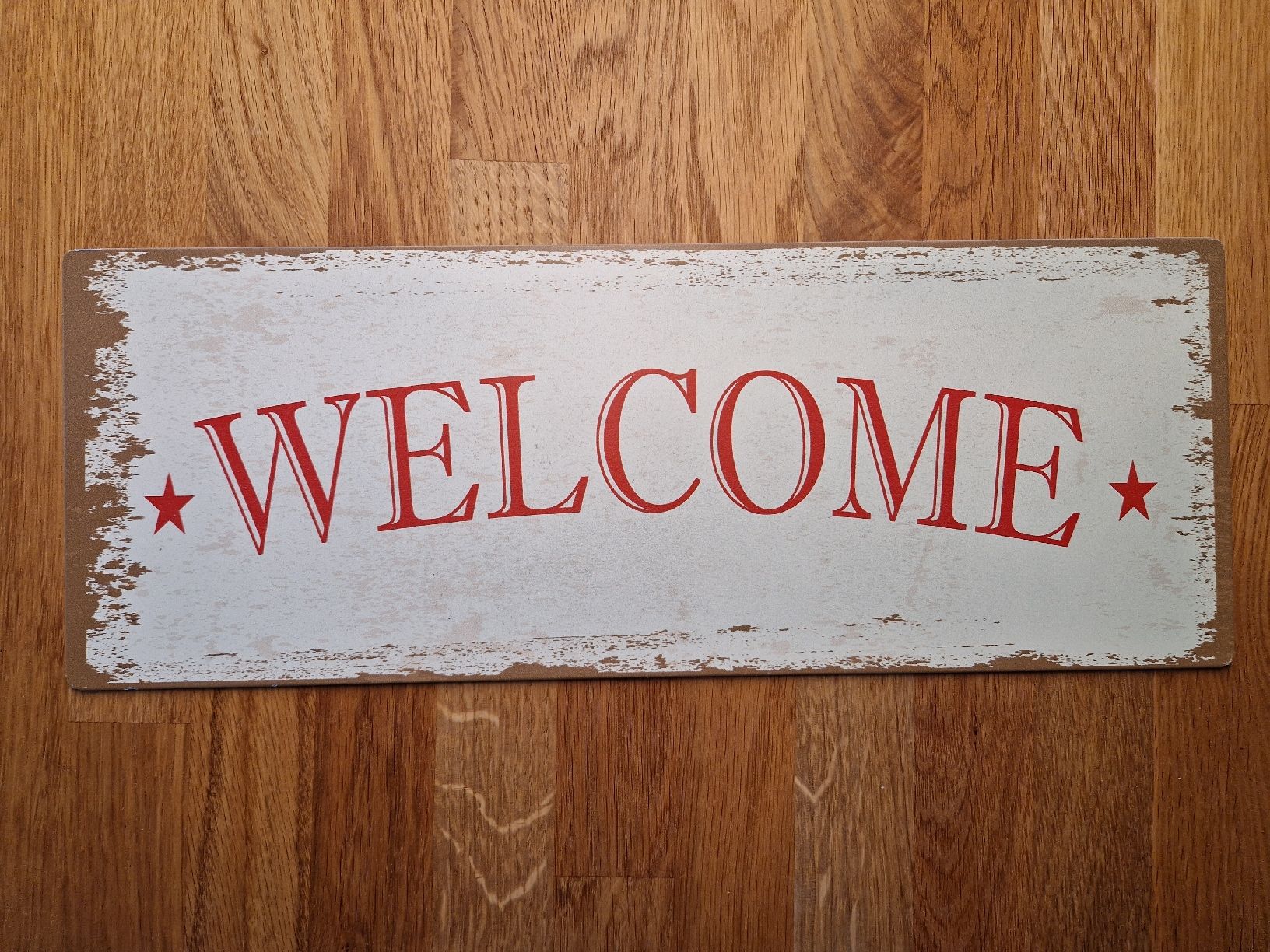 Schilder: Welcome Schild Metall  – Gebraucht aus Kulmerau von Doene7