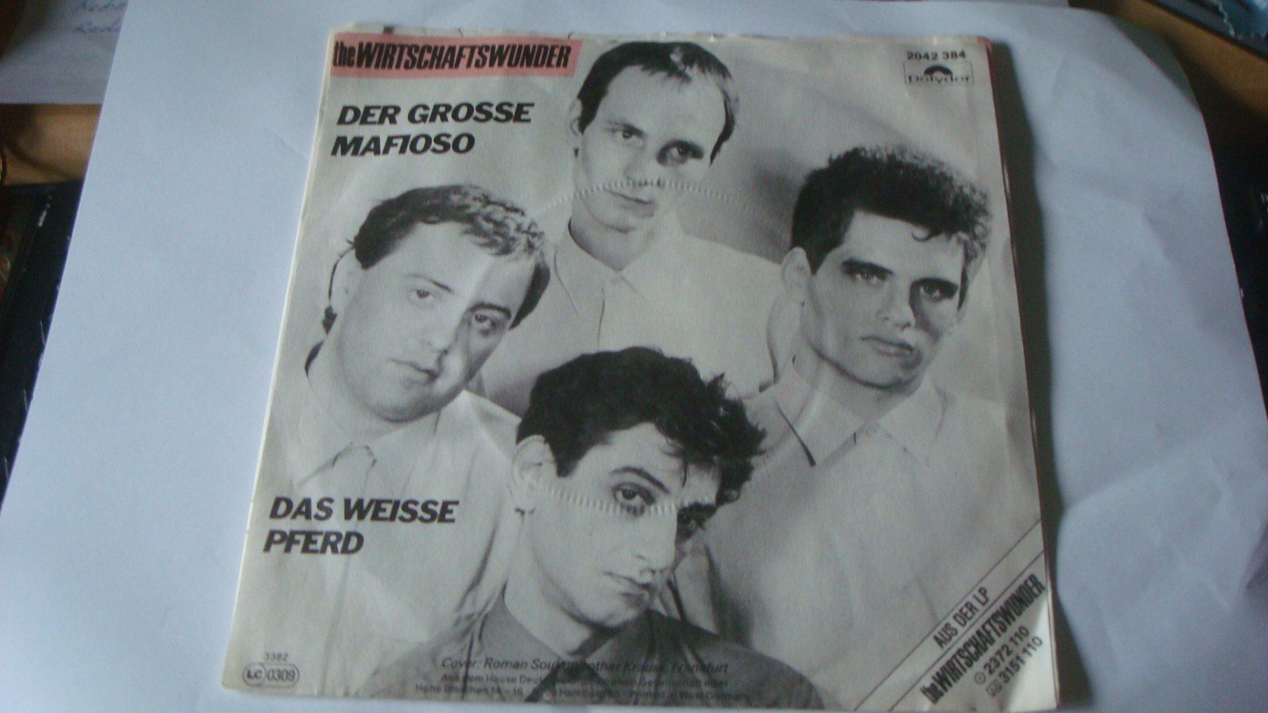 Dischi in vinile: Singel the Wirtschaftswunder "Der grosse Mafioso - Das weiss – Usato da Münchenstein venduto da Pesci6