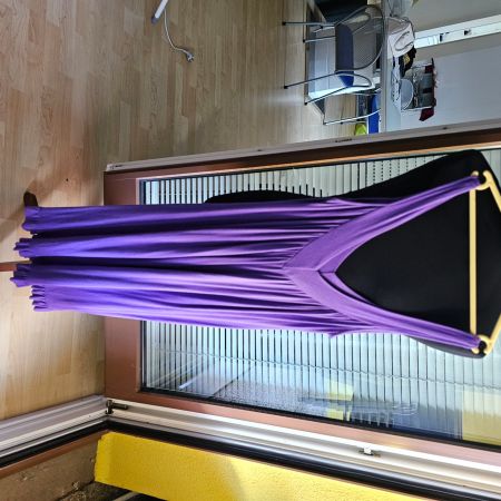 Langes, lilafarbenes Sommerkleid, Grösse  44- 46