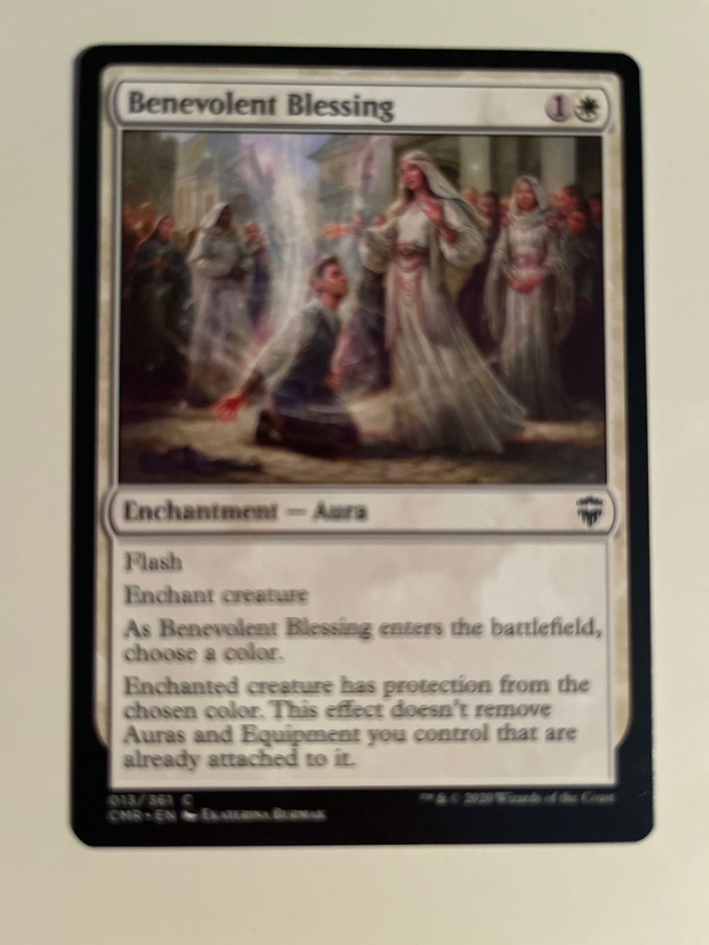 Magic The Gathering Sammelbilder & Trading cards: 1 x Benevolent Blessing - Magic: The Gathering - MtG – Gebraucht aus Kriens von Shadi1980