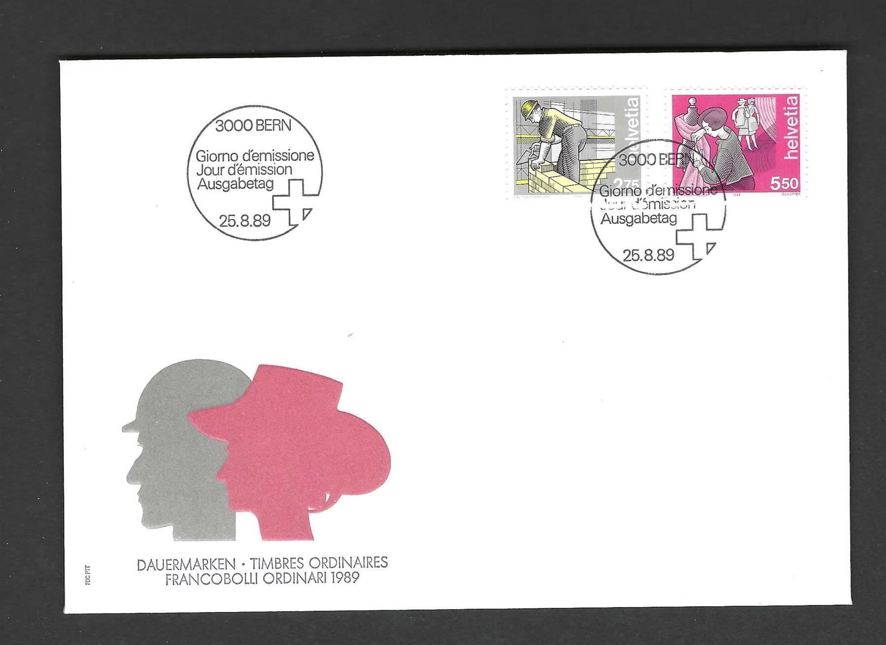 Tutti i francobolli: CH FDC Satz 1990 – Usato da Koblenz venduto da Markenhimmel
