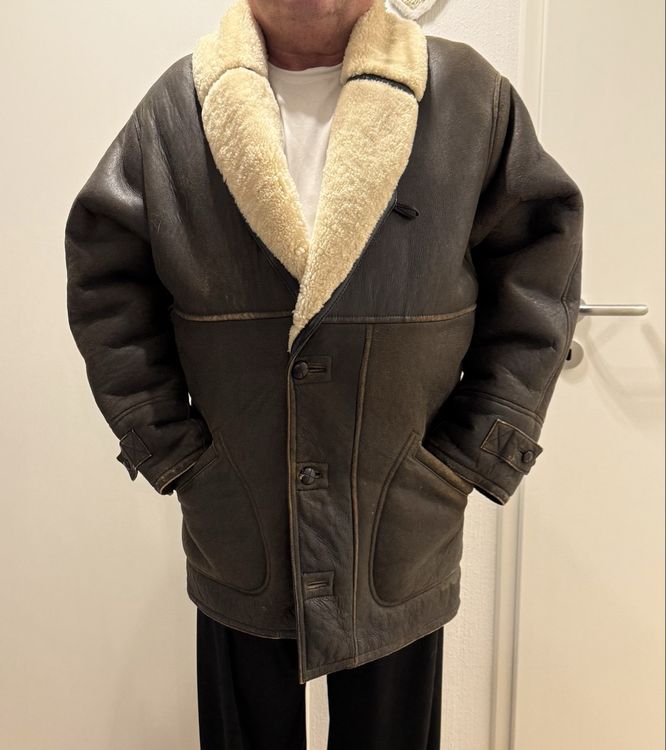Manteau cuir v?�ritable mouton retourn?� T52 | Kaufen auf Ricardo