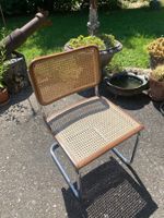 Stuhl Freischwinger mit Wienergeflecht