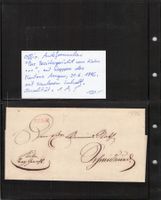 #Offiz. Amtsformular Bezirksger. Kulm mit Wappen 1846, 1 A !