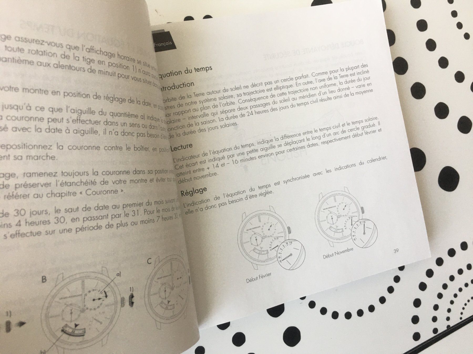 Girard-Perregaux Documenti: GP GIRARD-PERREGAUX ORIGINAL - BOOKLET USER MANUEL OPERATING – Usato da Epalinges venduto da dream-watch 7