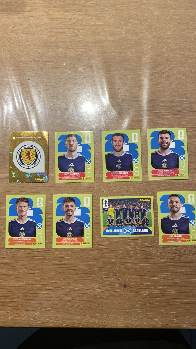 Panini Carte collezionabili: Panini Sticker - SCO - 8 Stickers – Nuovo (secondo la descrizione) da Adliswil venduto da didoli