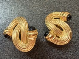 Vintage Ohrringe Clips Luxus Modeschmuck  