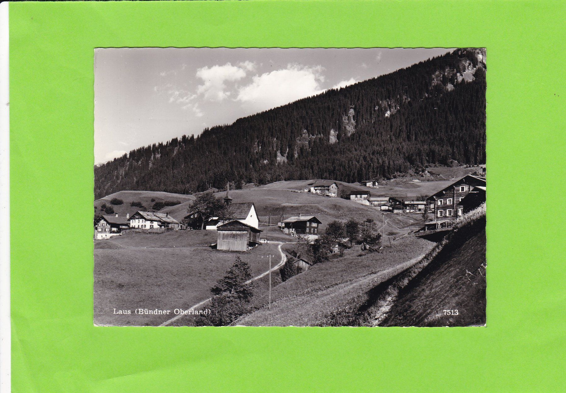 Ansichtskarten: Laus-Bündner Oberland – Gebraucht aus St. Peterzell von neckertal