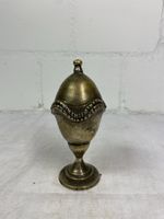 Eierbecher Metall mit Marmorei guter Zustand