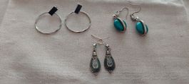 3er Set Mode - Ohrschmuck