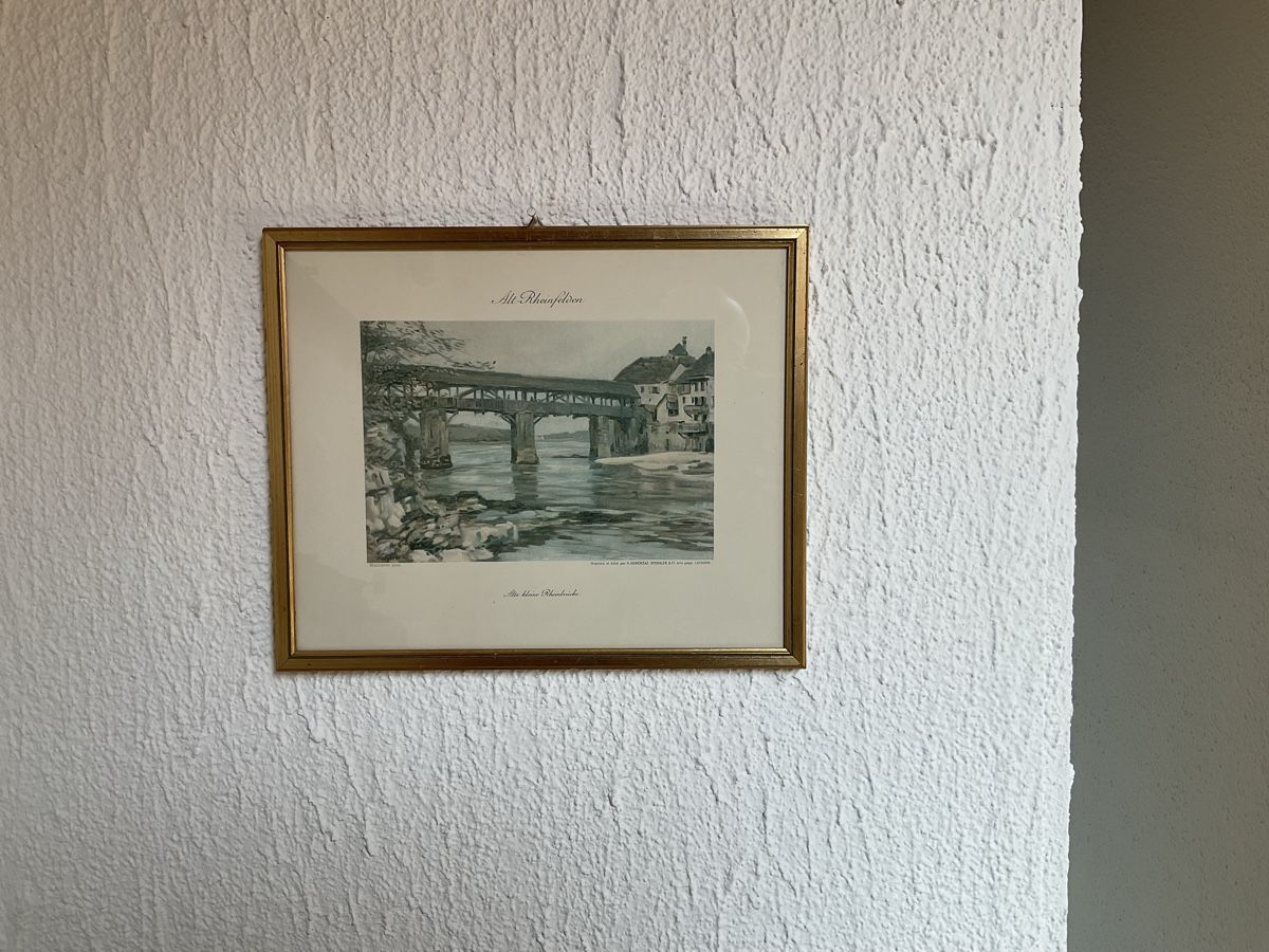 Foto & Immagini: Bild Altes Rheinfelden gerahmt. – Usato da Endingen venduto da nathan05