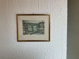 Bild Altes Rheinfelden gerahmt.