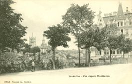 Lausanne - Vue depuis Montbenon
