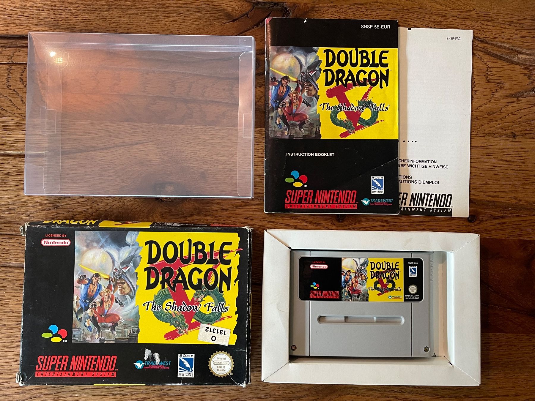 Nintendo Giochi: Double Dragon V The Shadow Falls - SNES - Komplett - selten – Usato da Zuerich venduto da Dorsi