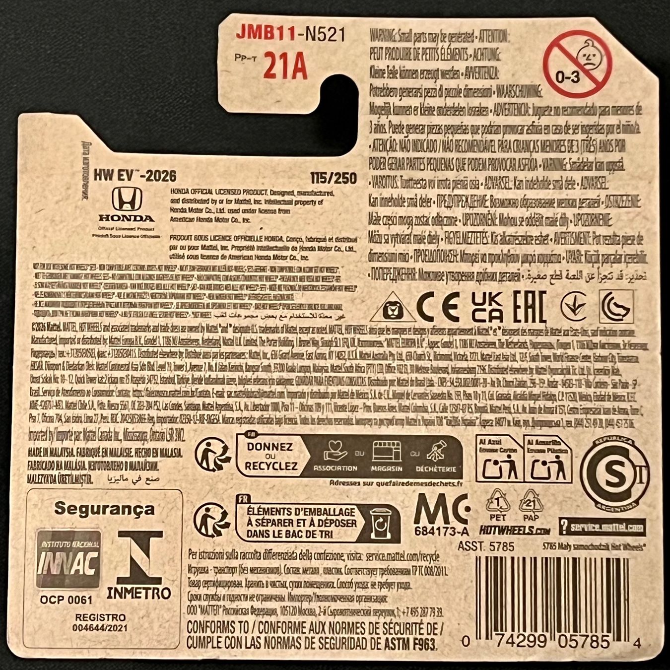 Hot Wheels Modellautos: Hot Wheels Custom 2020 Honda e, 115/250 – Neu und originalverpackt aus Rümlang von Wantedjoe 1