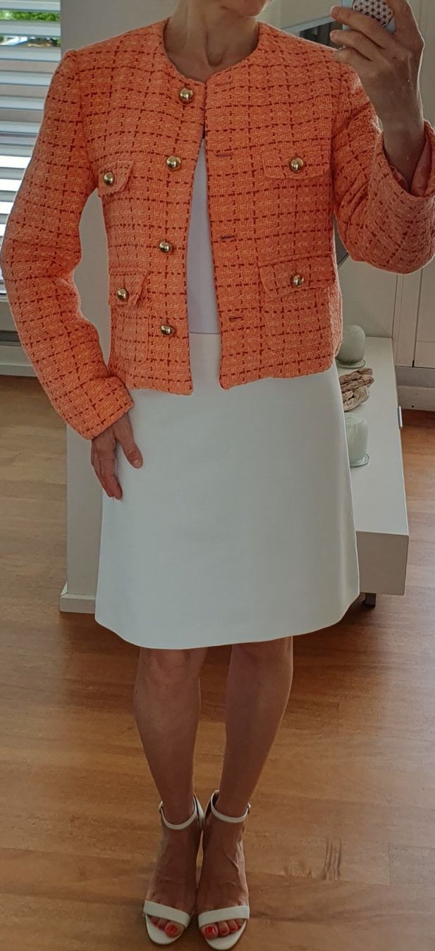 Mango Giacche: Blazer Mango orange/gold Grösse 34 – Usato da Stansstad venduto da InStyle8 1