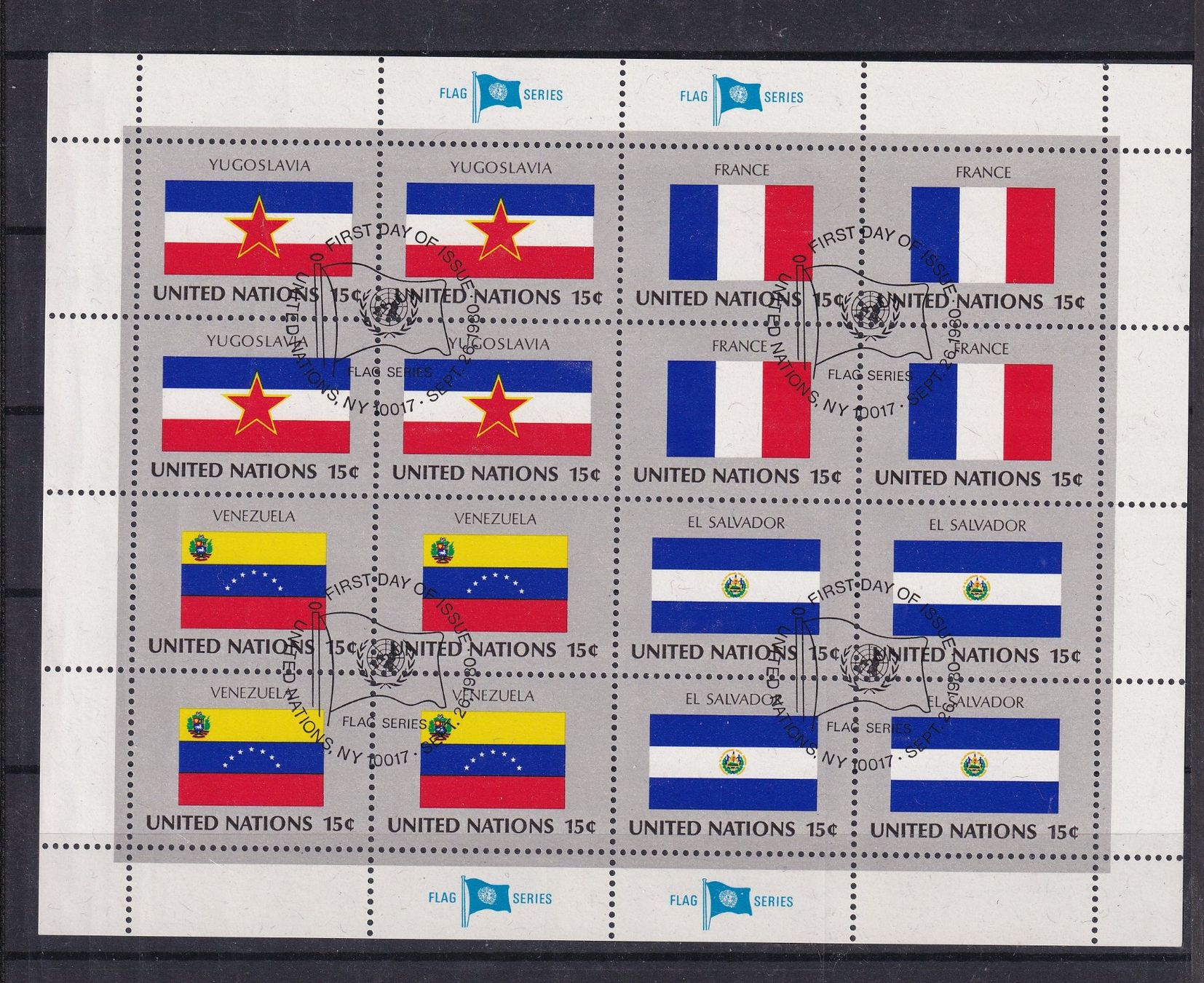 Alle Briefmarken: Feuillets Nations- Unies  NY 1980 Oblitérés – Gebraucht aus Nyon von an54 3
