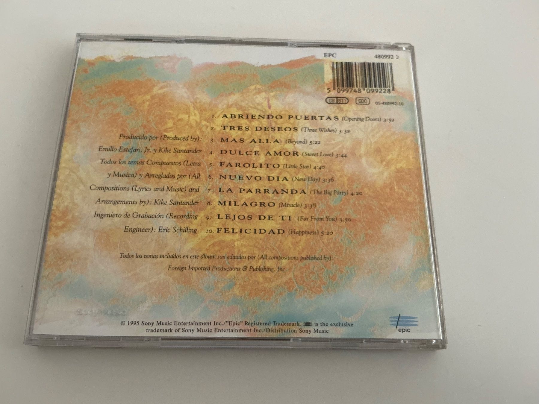 CD: Gloria Estefan / Abriendo Puertas / 1995 – Usato da Dübendorf venduto da Troll_88 1