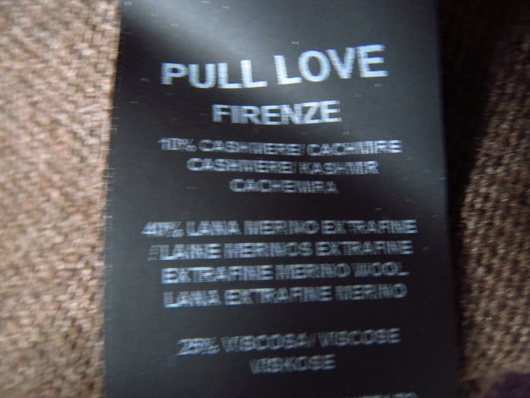 Maglioni & Felpe: schöner PULL LOVE Damen Pullover Gr L mit KASCHMIR – Usato da Kiental venduto da Anna8702 8
