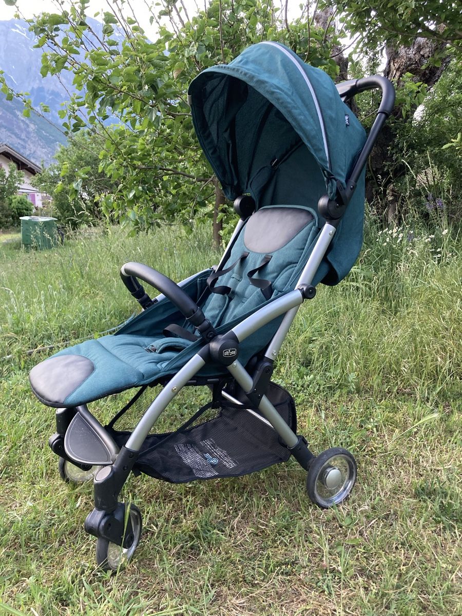 Chicco Carrozzine: Poussette Chicco Goody Plus, verte – Usato da Riddes venduto da Zamenis79 1