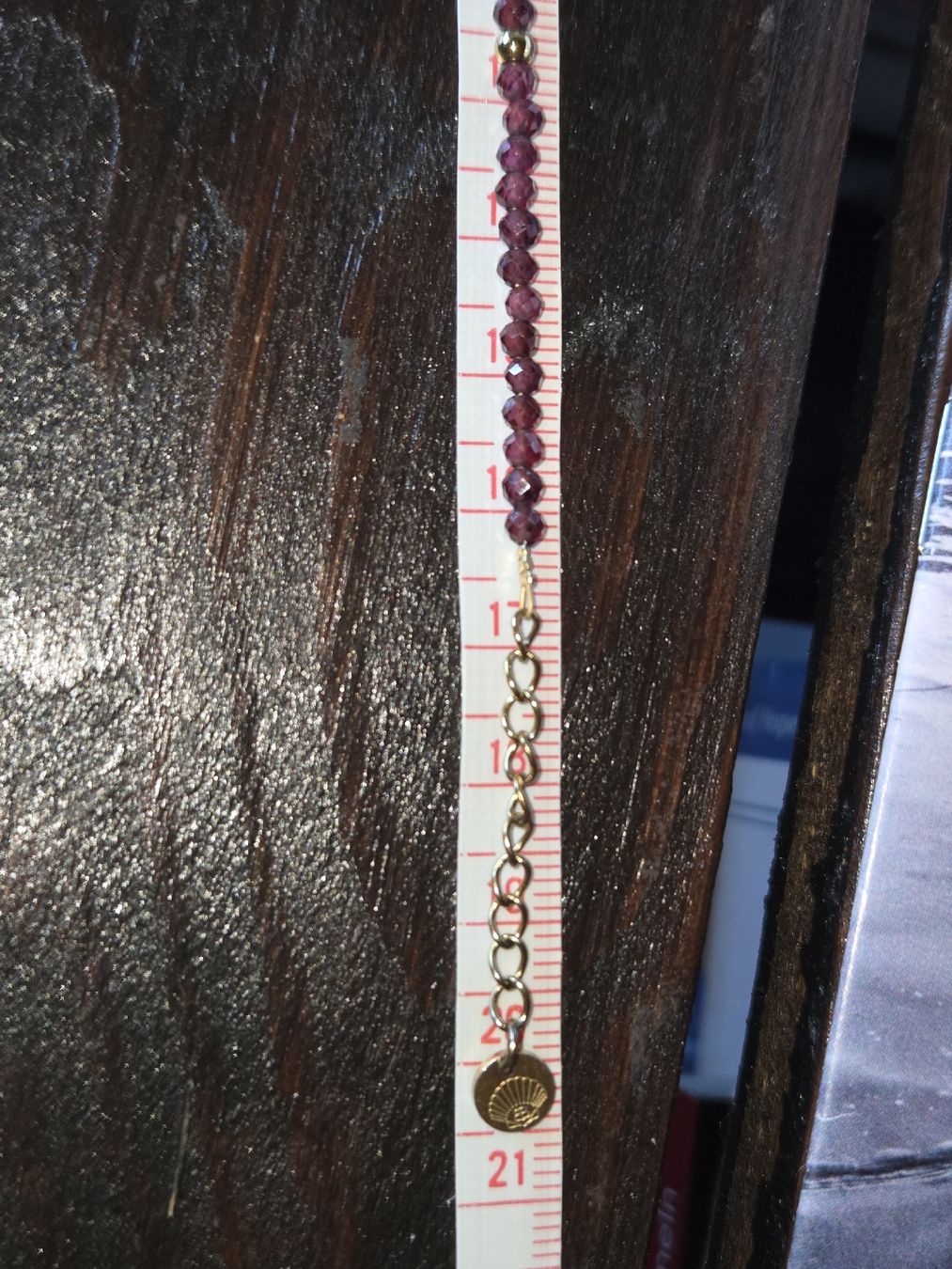 Bracciali & Braccialetti: Armkette mit rotem Granat, wasserfest – Usato da Grosshöchstetten venduto da Dirue 3