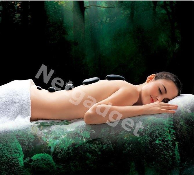 Dispositivi per massaggi: 36 Steine Hot Stone Massage + Wärmegerät – Nuovo e nell'imballaggio originale da Yverdon-les-Bains venduto da Netgadget 3
