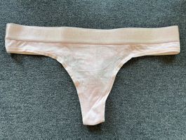 Victoria’s Secret Cotton Logo Thong S NEW