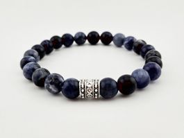 Herrenarmband Sodalith Blau Heilsteine/Edelsteine