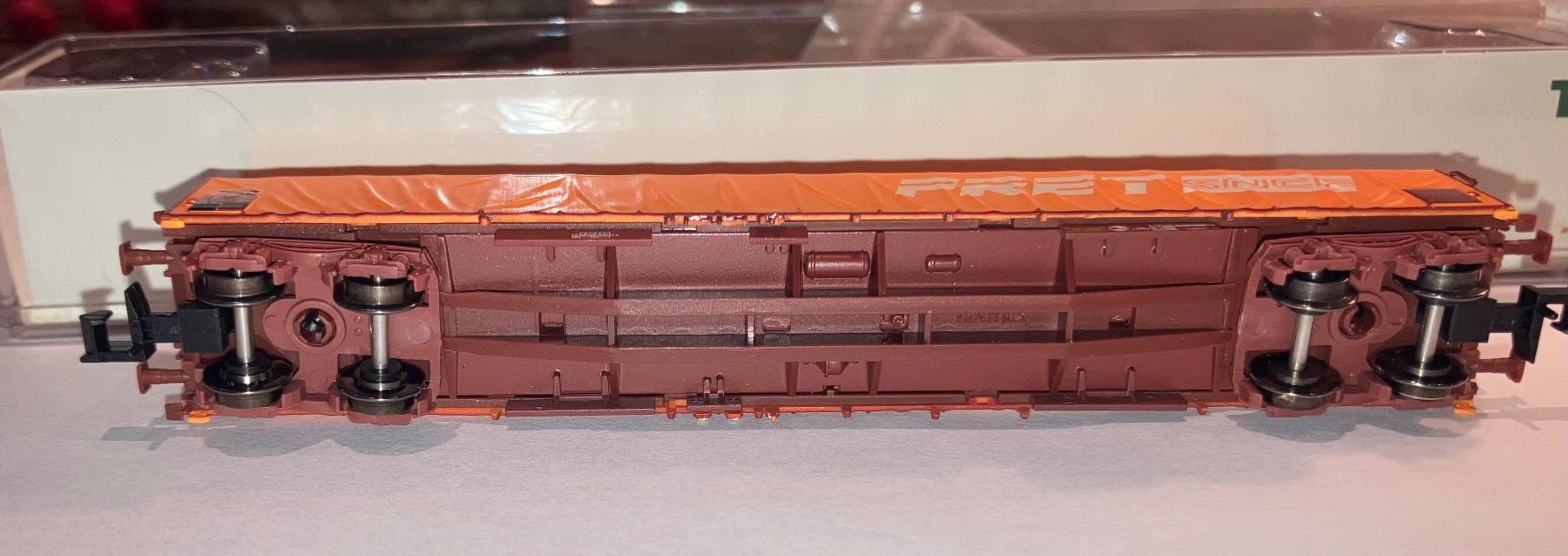 Trix Modellini di ferrovie: SNCF schiebeplanenwagen Rils Fret Orange – Nuovo e nell'imballaggio originale da Dompierre VD venduto da immorentes 3