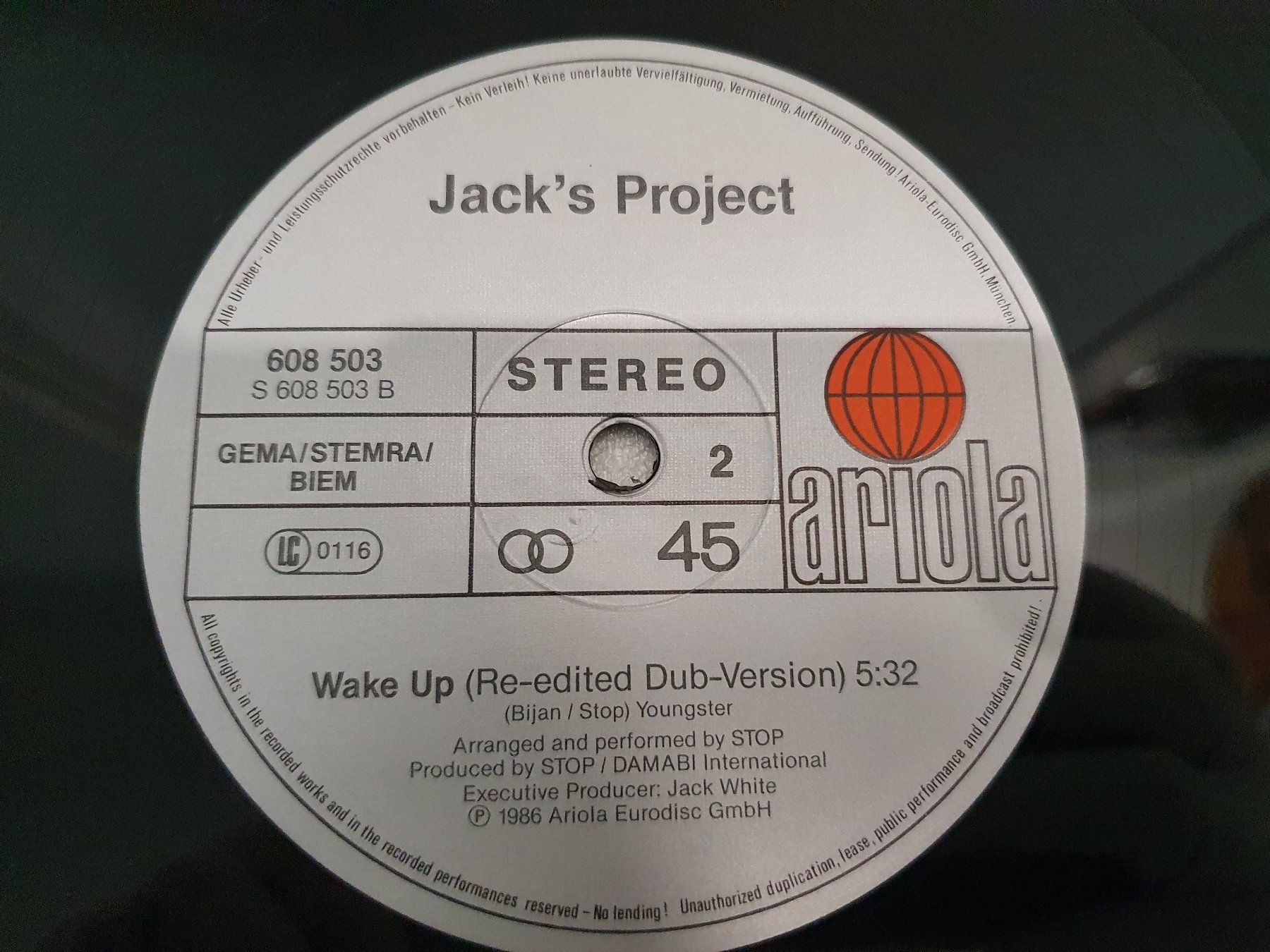 Schallplatten: Jack's Project Performed By Stop – Wake Up – Gebraucht aus Uster von Vinyl-Leidenschaft 5