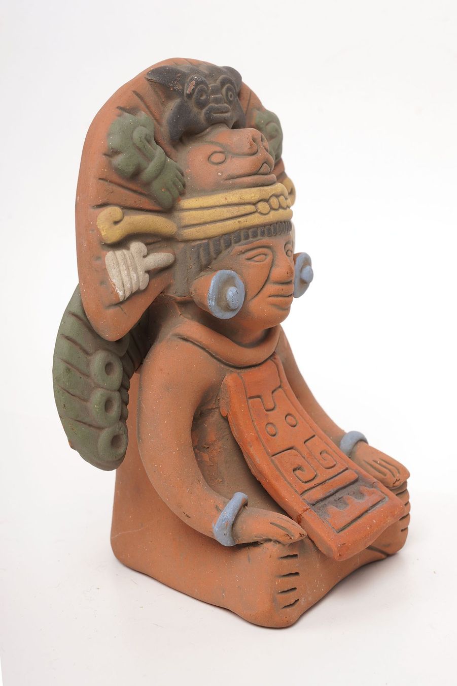 Figuren: Keramikfigur Maya Gottheit aus Mexiko – Gebraucht aus Buochs von chicco64 1