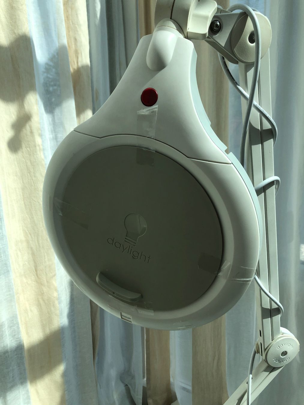Lampade: Lupenleuchte Daylight mit Lupe, mit Stativ, weiss – Usato da Arlesheim venduto da leyRum4.5 4