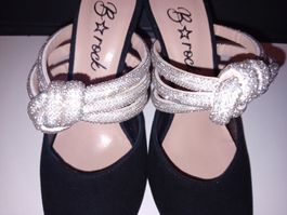 Scarpe eleganti nere con strass Nuove n 36
