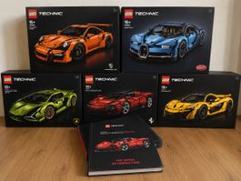LEGO Technic Supercar Sammlung – komplett NEU, OVP & versieg